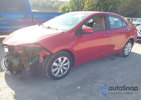 2016 Toyota Corolla Le from USA, damaged, VIN 5YFBURHE3GP500249